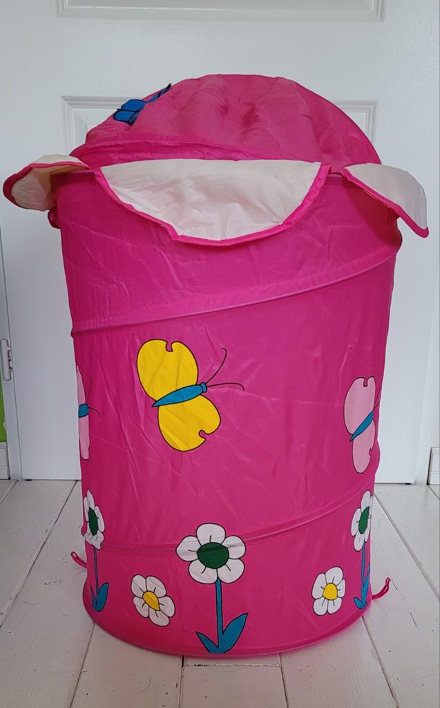 Speelgoedmand roze opvouwbaar, Ophalen of Verzenden, Meisje