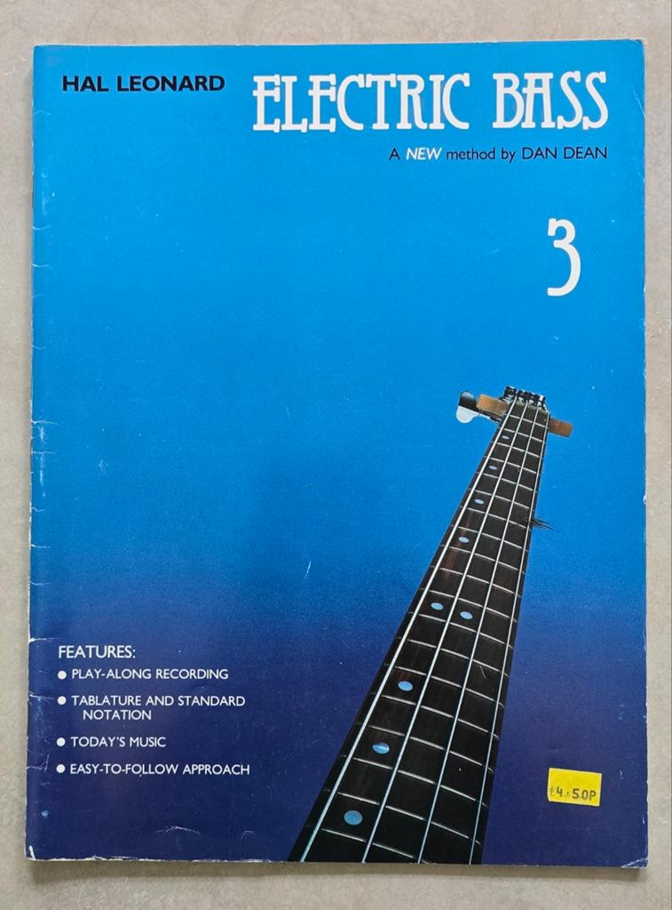 Vintage Hal Leonard Electric Bass Method (Deel 3) - incl. FD, Ophalen of Verzenden, Gebruikt, Les of Cursus, Klassiek