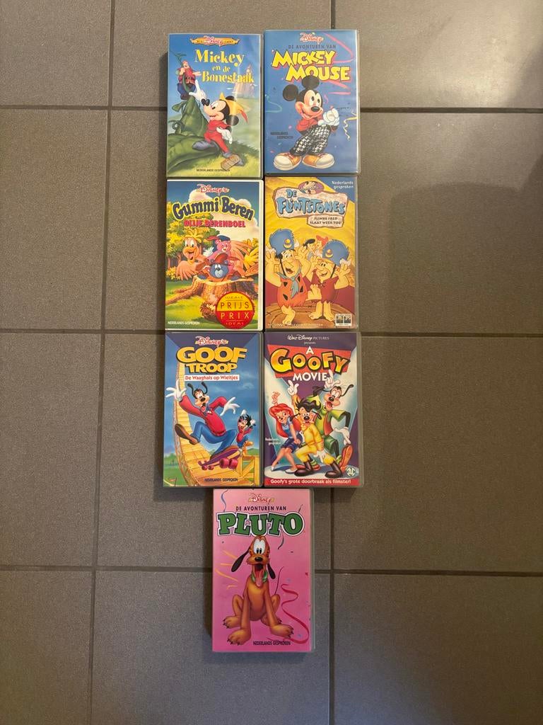Disney VHS collectie: Mickey, Goofy, Gummi Beren, Pluto, Cd's en Dvd's, VHS | Kinderen en Jeugd, Ophalen of Verzenden, Zo goed als nieuw