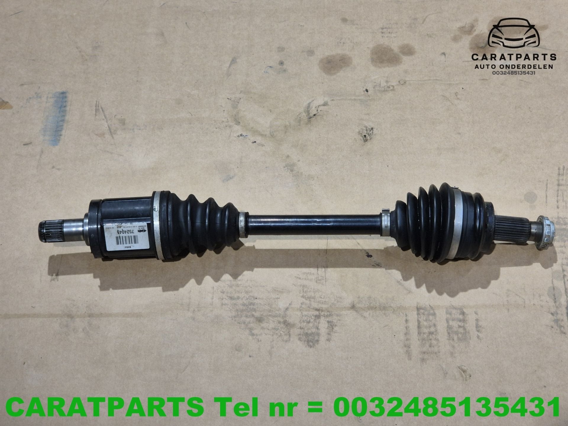 31607524045 7524045 7529201 BMW X3 aandrijfas E83 x3 e83, Petuelring 130
80788  Munich, DE, Gebruikt, Info@bmw.de, Ophalen of Verzenden