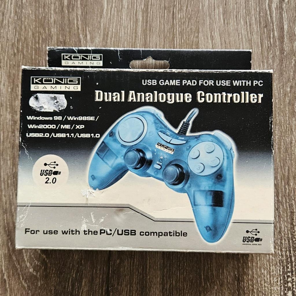 Retro Gaming König Gaming Dual Analog Controller, Ophalen of Verzenden, Overige typen