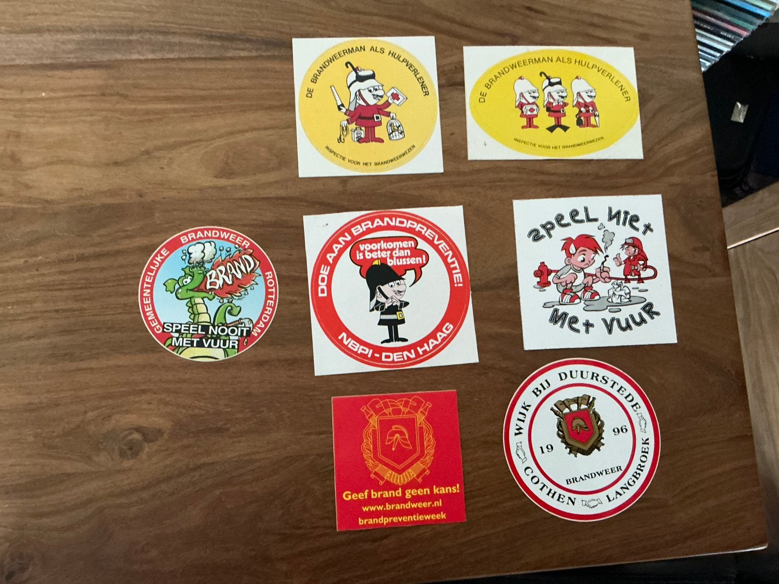 Stickers brandweer, Ophalen of Verzenden, Zo goed als nieuw