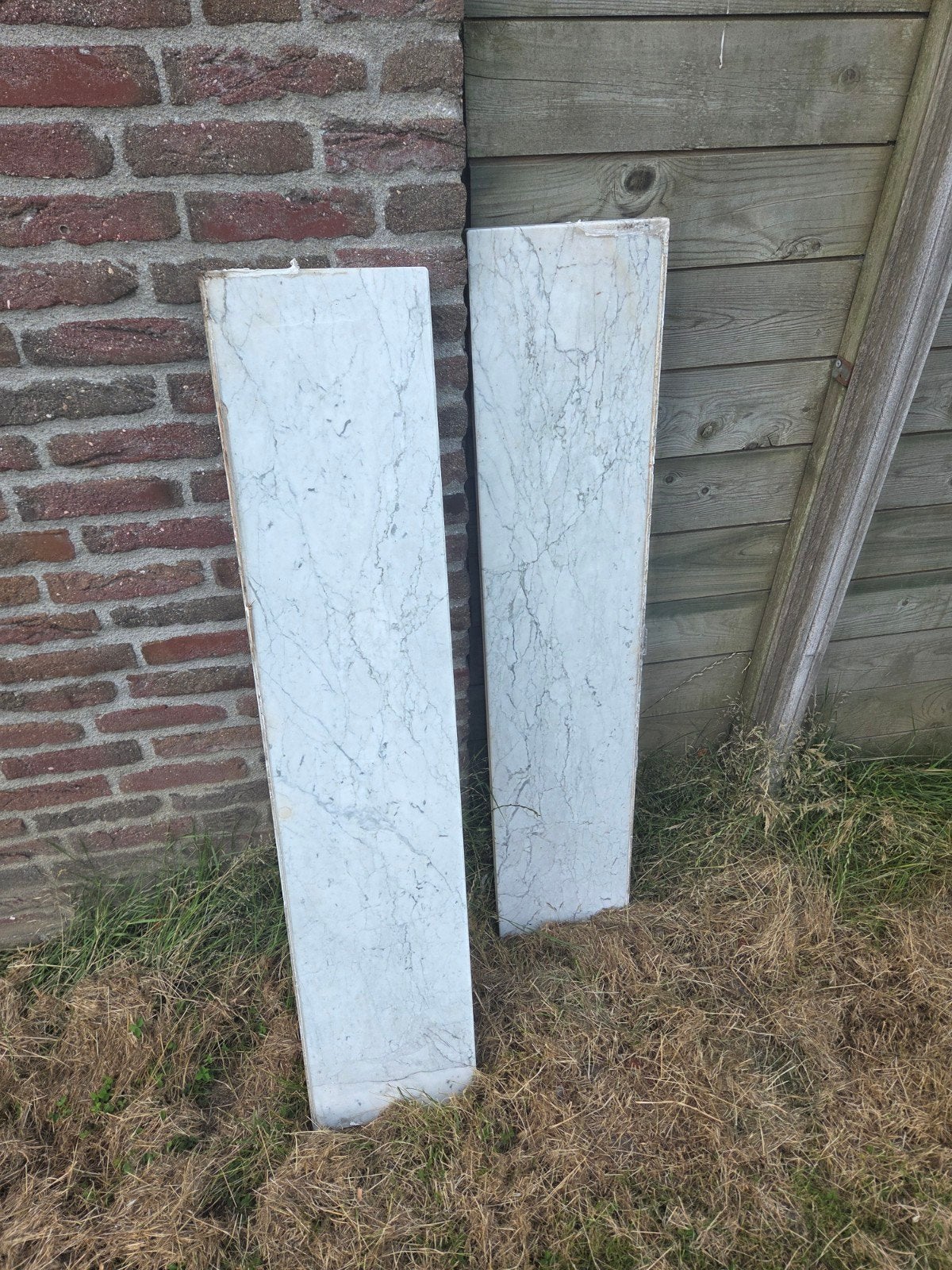 2 marmeren vensterbanken 119,5 x 25 x 3 cm, Ophalen of Verzenden