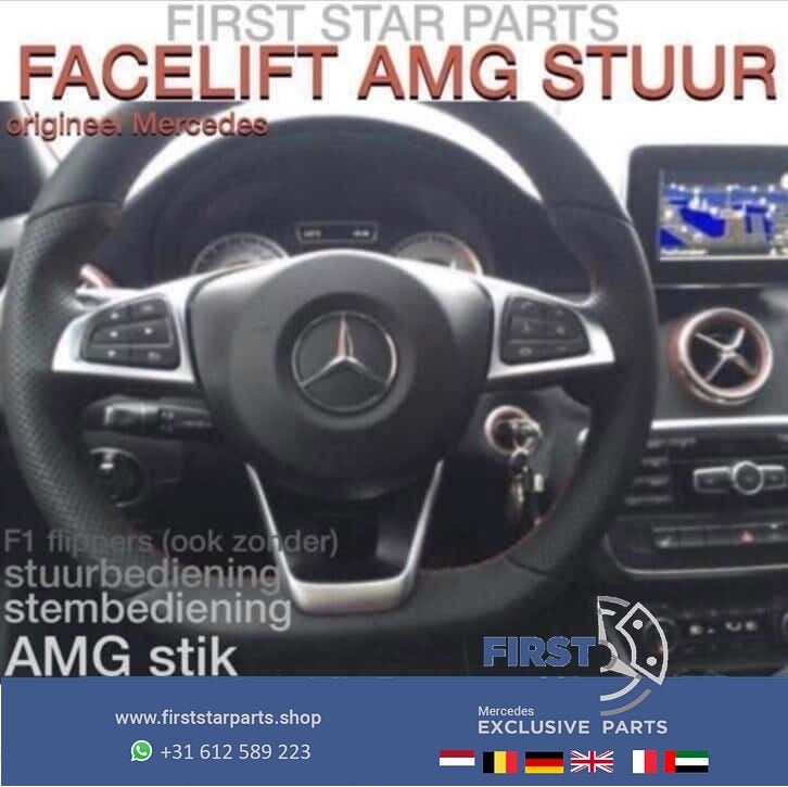 AMG Stuur Mercedes A B C CLA CLS E GLA ML S V Klasse A45 C63, Gebruikt, -, -, Ophalen of Verzenden
