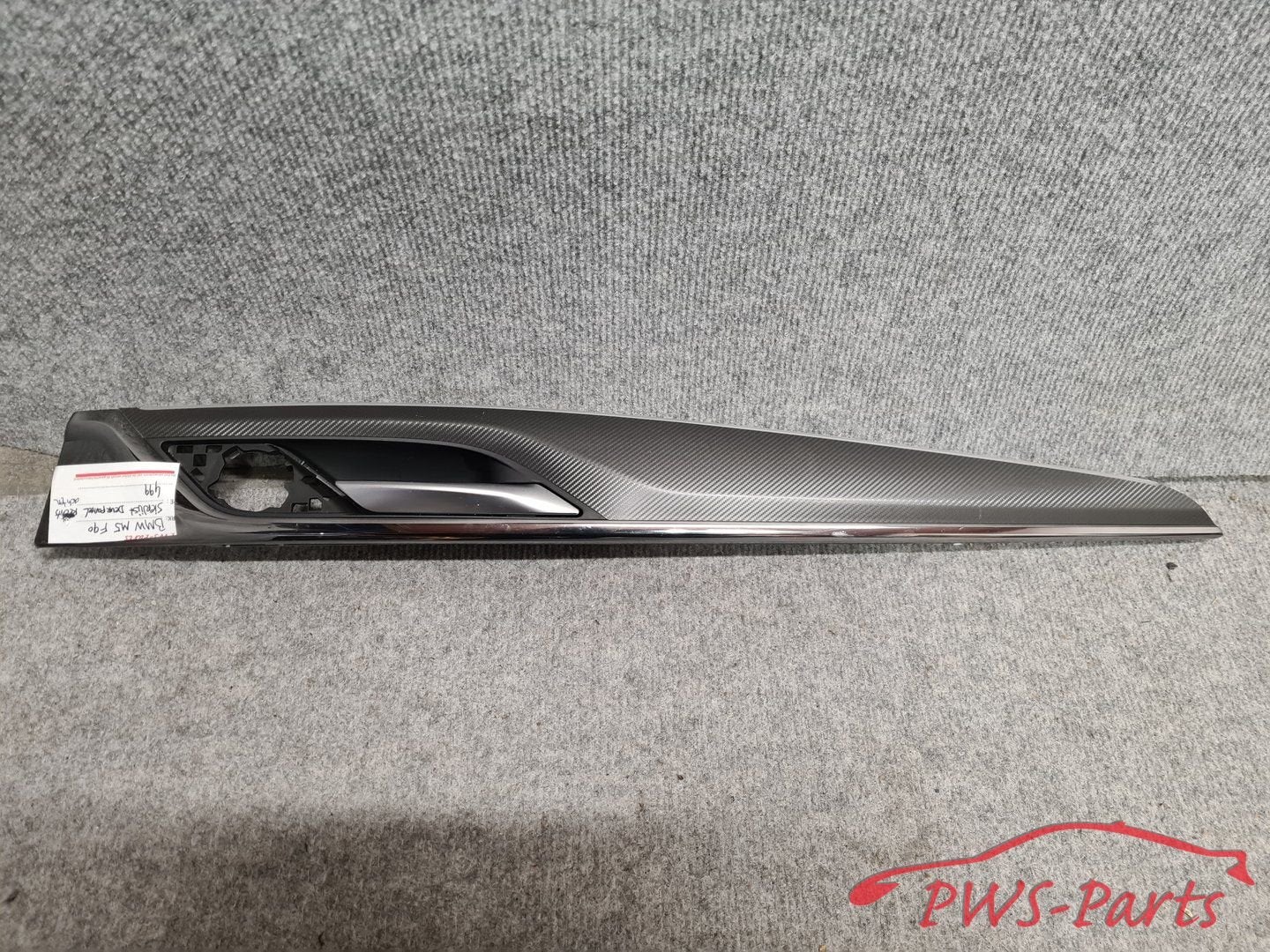 BMW M5 F90 CARBON DEURPANEEL INTERIEURLIJST RECHTS ACHTER OR, Auto-onderdelen, Interieur en Bekleding, Gebruikt, -, -, Ophalen of Verzenden