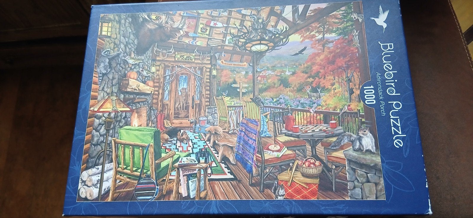 Bluebird, Adirondack Porch, Hobby en Vrije tijd, Denksport en Puzzels, Ophalen, 500 t/m 1500 stukjes, Zo goed als nieuw