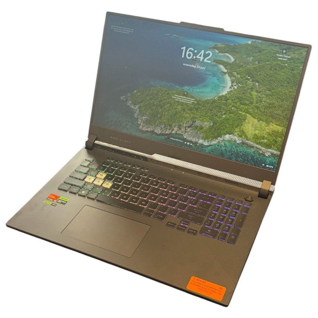 Asus Rog G713PV-HX122w | RTX-4060 | Ryzen 9 | 16GB | 1TB, Asus, Asus, Qwerty, 3439 NE Nieuwegein, Nederland