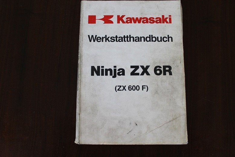 Kawasaki ZX6R ZX600F 1995 werkstatt handbuch ZX 6R 600f, Ophalen of Verzenden, Kawasaki