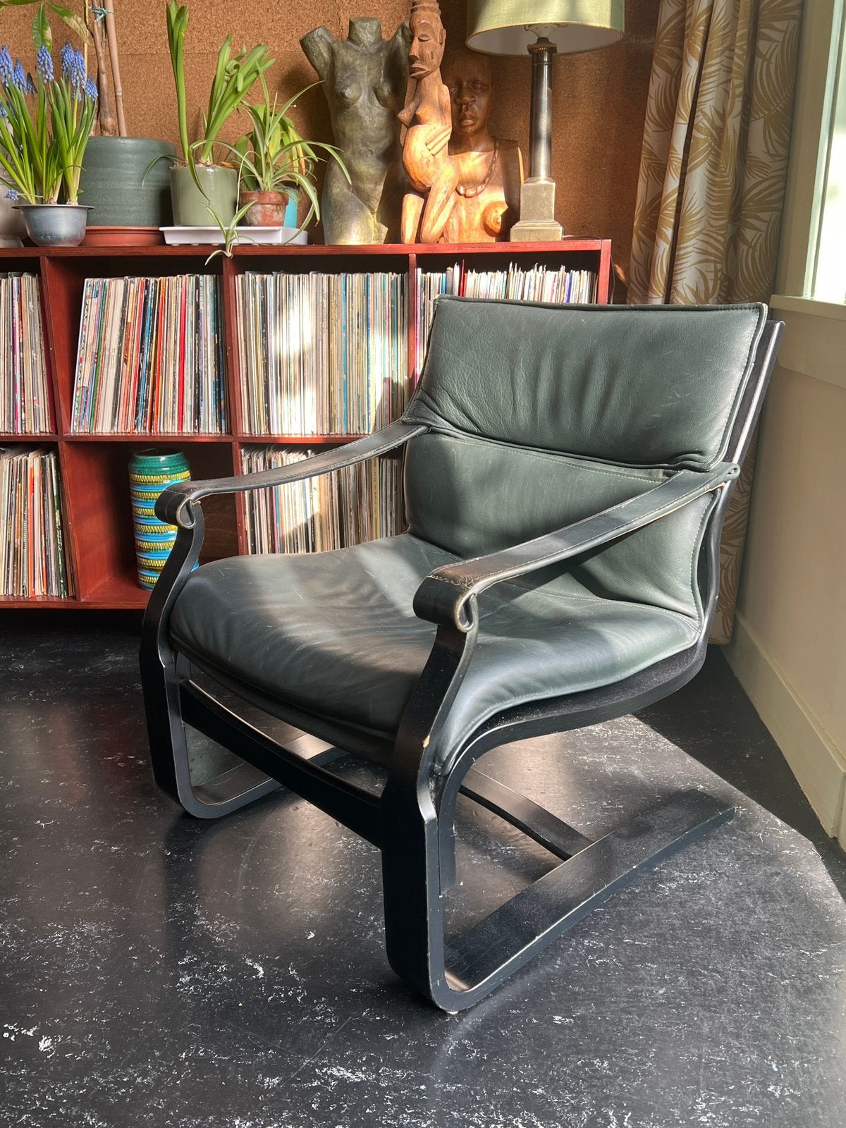 Vintage fauteuil Ake Fribytter Nelo Møbler Scandinavisch, Ophalen, Gebruikt, Minder dan 75 cm, Vintage