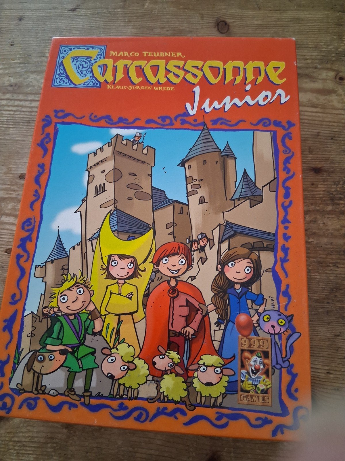 Carcassonne Junior Bordspel, Een of twee spelers, Ophalen of Verzenden, Gebruikt, 999 Games