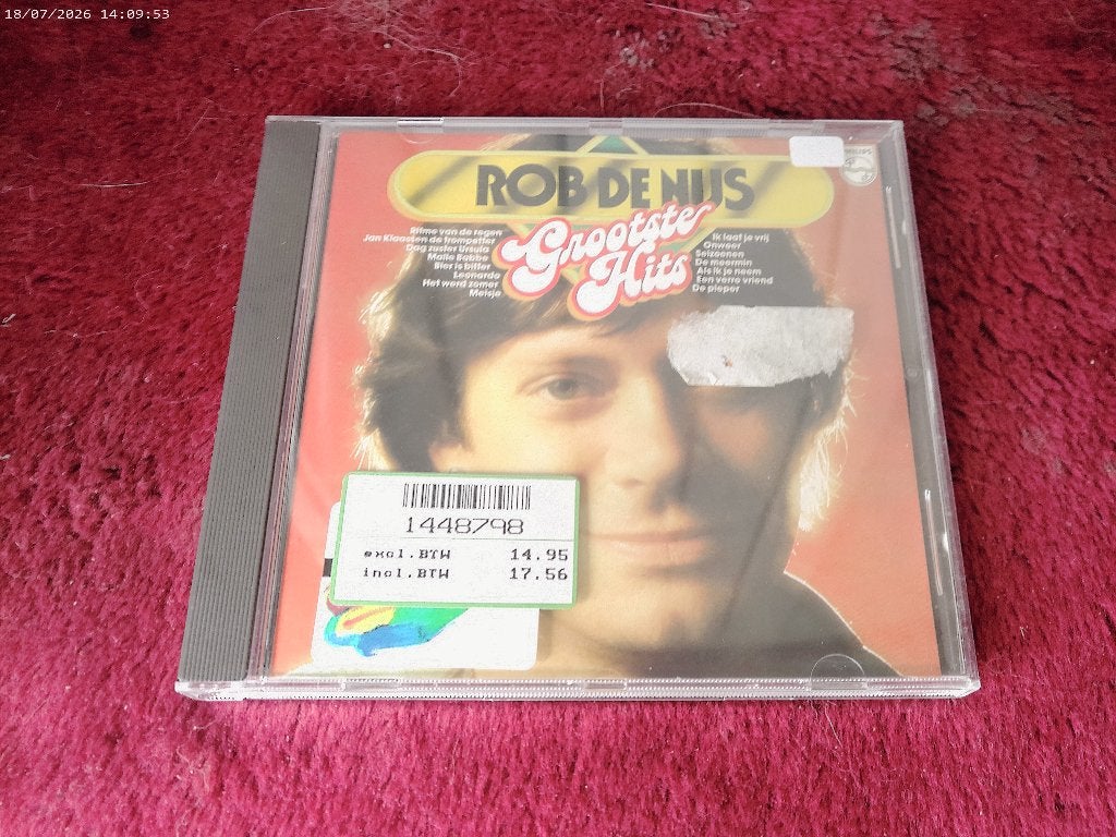 CD Rob de Nijs - Grootste Hits, Ophalen of Verzenden, Zo goed als nieuw, Levenslied of Smartlap, Verzamelalbum