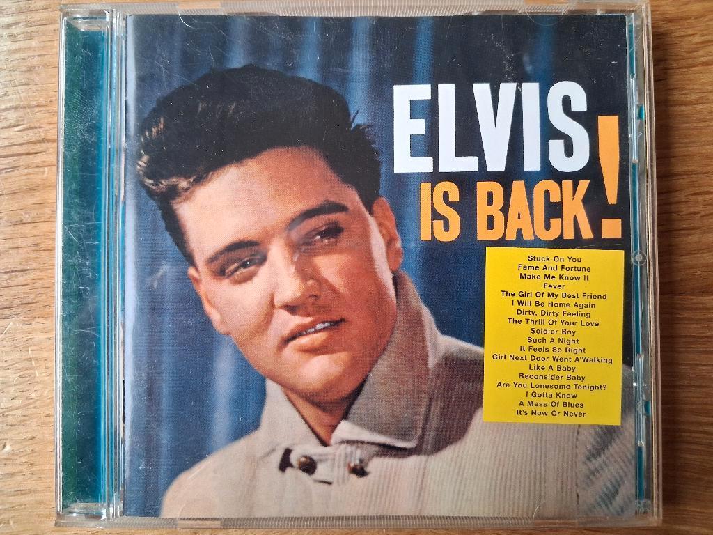 cd ELVIS PRESLEY - Elvis Is Back !, Ophalen of Verzenden, Zo goed als nieuw