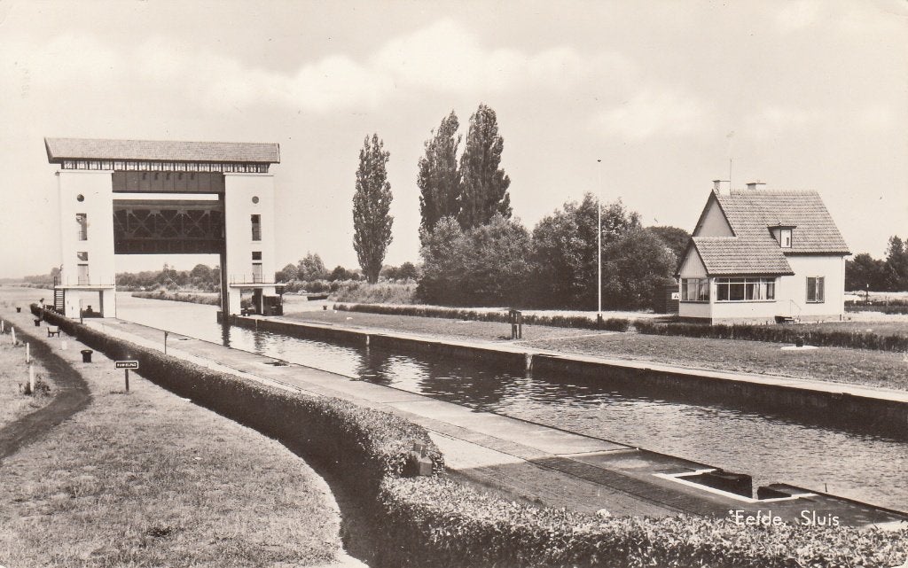 Eefde   -   Sluis           ,     1961               =0003=, Verzamelen, Ophalen of Verzenden, 1960 tot 1980, Gelopen, Gelderland