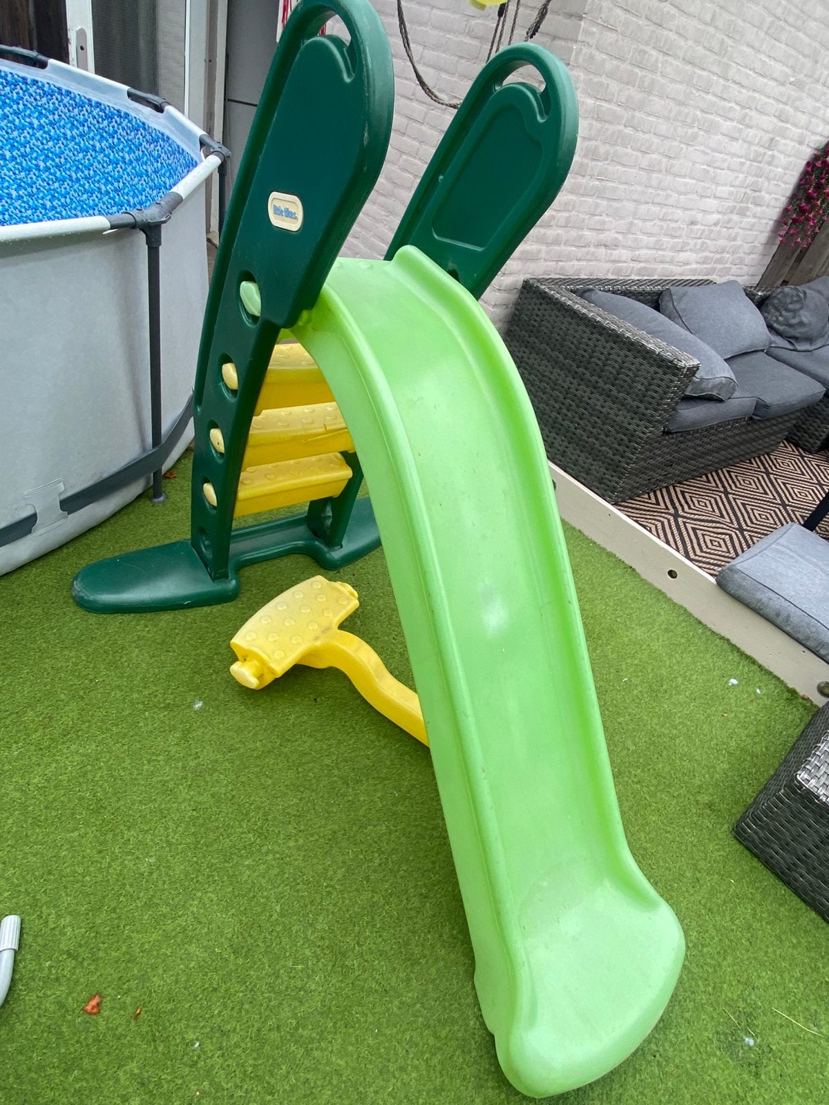 Grote little tikes glijbaan GRATIS, Ophalen, Zo goed als nieuw, Glijbaan