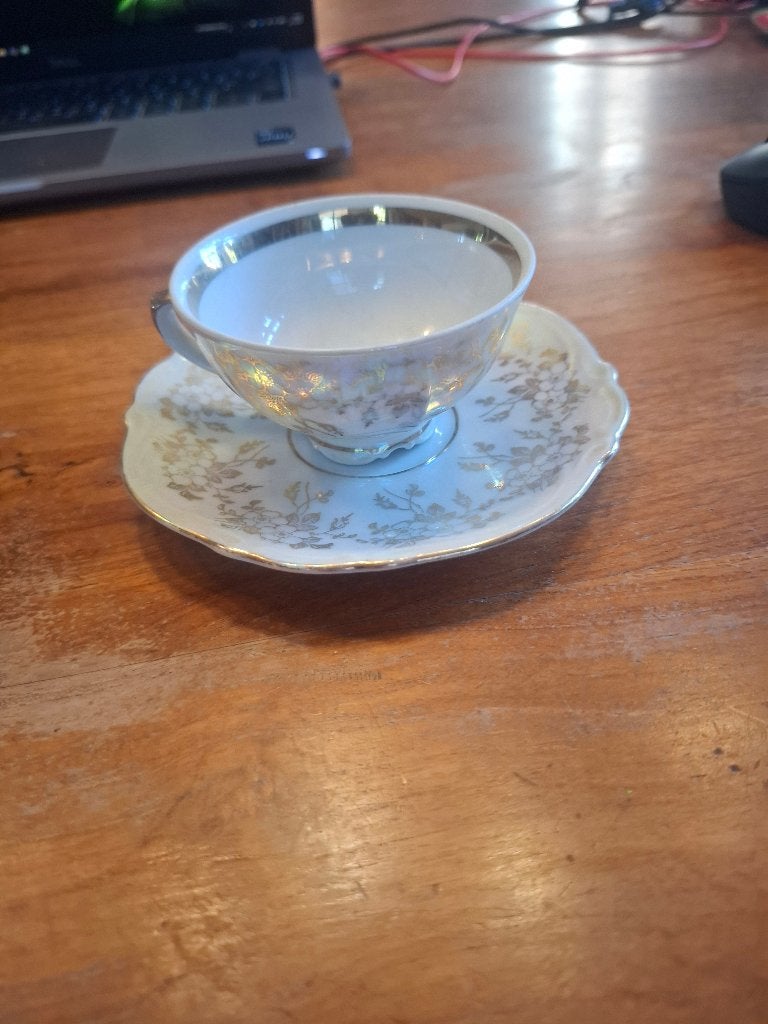 Vintage PMK Bavaria Kop en Schotel, Ophalen of Verzenden, Zo goed als nieuw, Porselein, Kop en/of schotel
