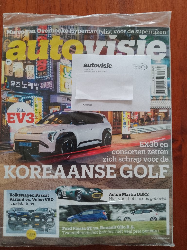 Autovisie 20 2024 Kia EV3, Aston Martin DBR2, Passat Variant, Ophalen of Verzenden, Nieuw, Volkswagen