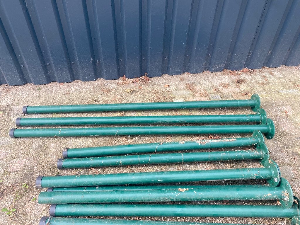 Palen voor dubbelstaafshekken, Tuin en Terras, Ophalen, Gebruikt, Minder dan 180 cm, Palen
