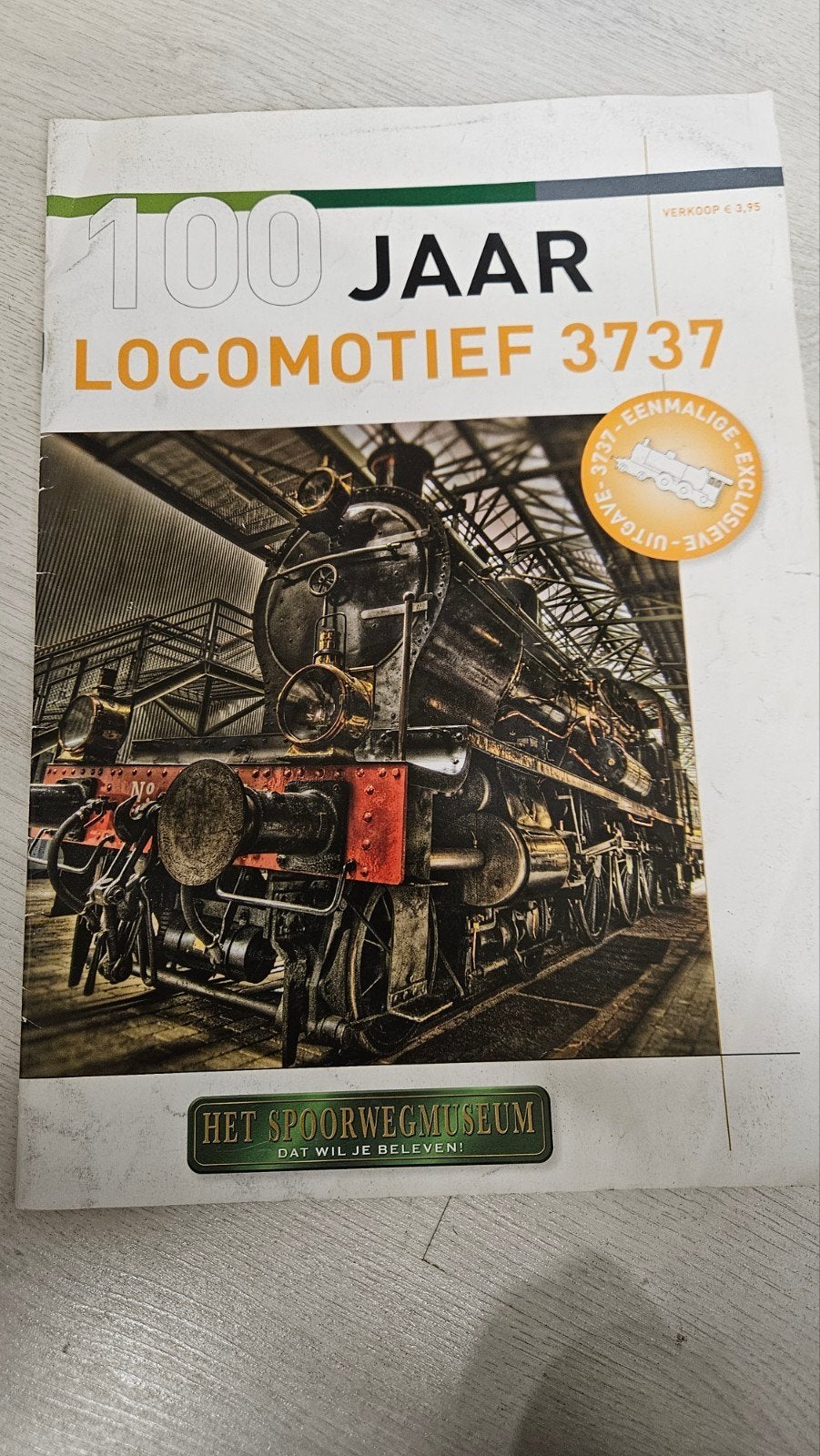 100 Jaar Locomotief 3737 - Het Spoorwegmuseum, Ophalen of Verzenden, Zo goed als nieuw