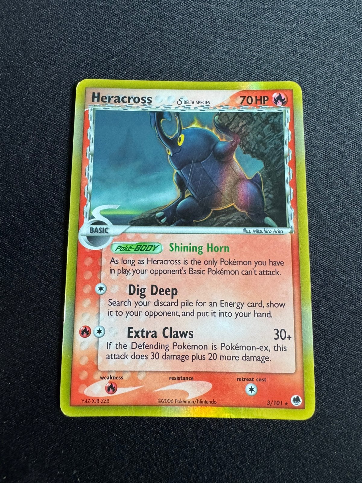 Heracross δ Delta Species (DF 3), Ophalen of Verzenden, Zo goed als nieuw