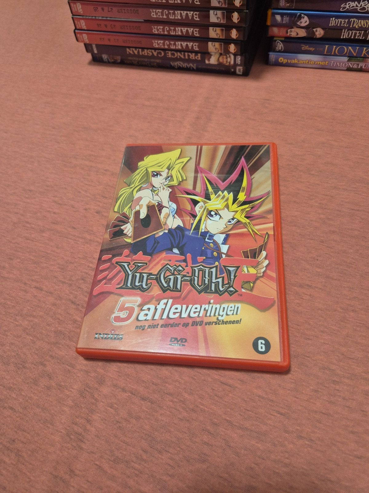 Yu-Gi-Oh! 5 afleveringen DVD - nog niet eerder verschenen, Cd's en Dvd's, Serie, Anime (Japans), Zo goed als nieuw, Vanaf 6 jaar