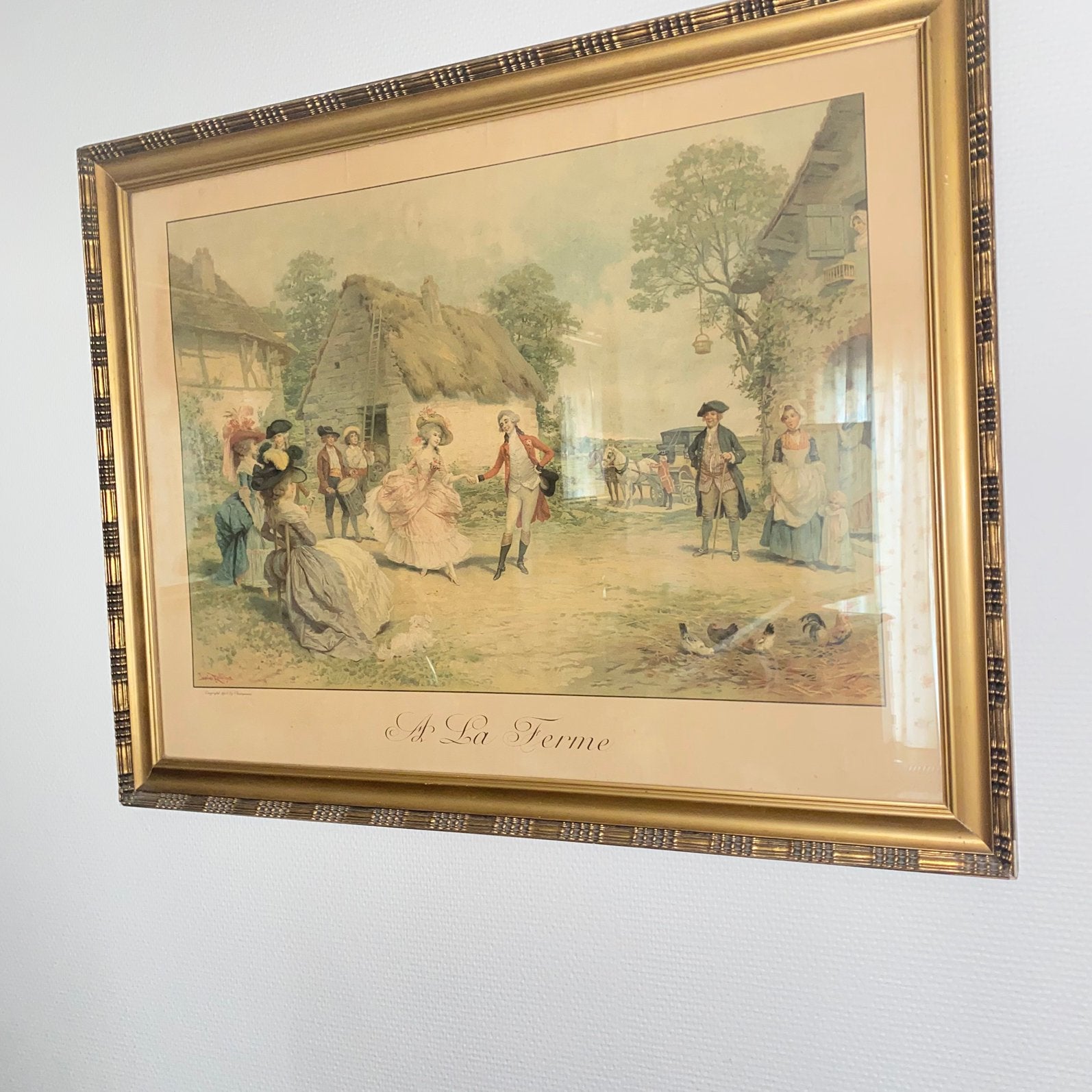 Mooie prent schilderij, Ophalen of Verzenden