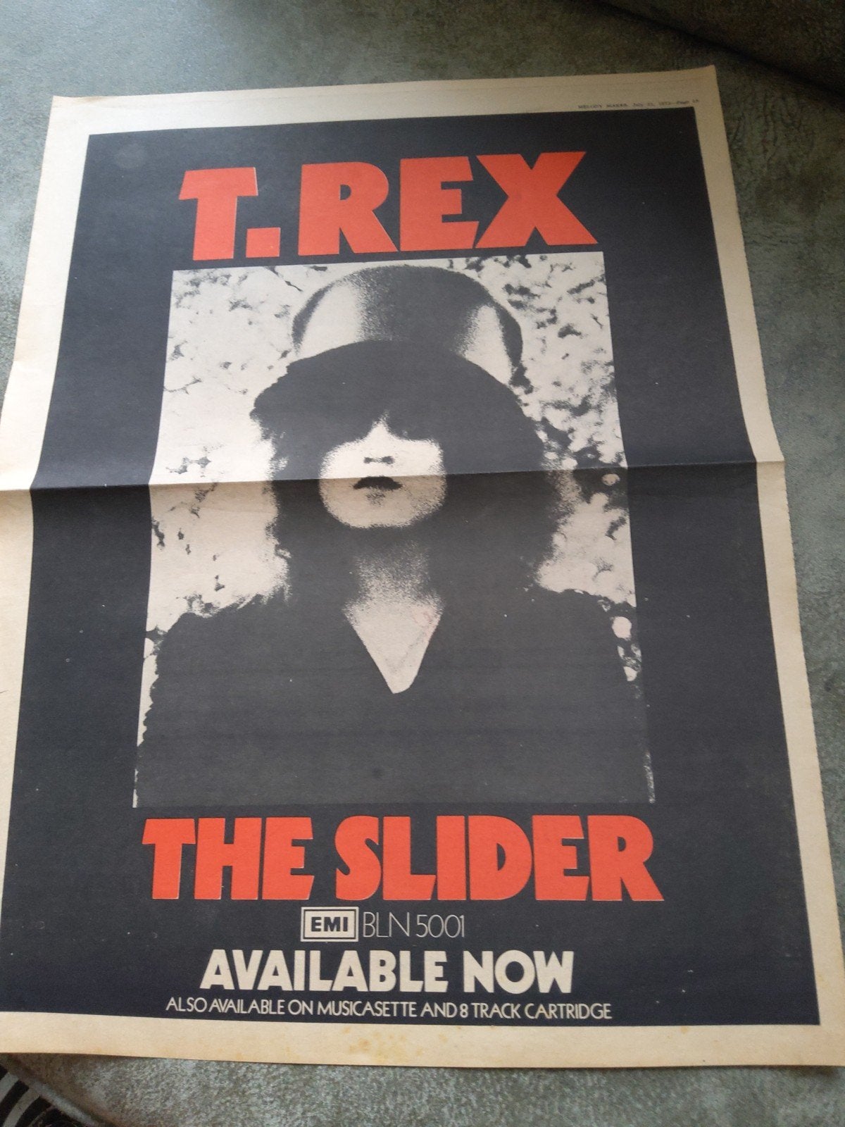 T. Rex:  Promo  The slider, Ophalen of Verzenden, A1 t/m A3