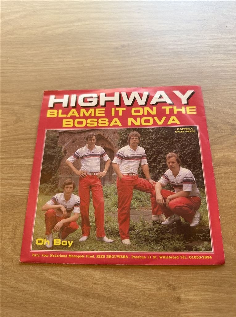 Highway - blame it on the bossa nova, Cd's en Dvd's, Vinyl Singles, Ophalen of Verzenden, Zo goed als nieuw, Pop