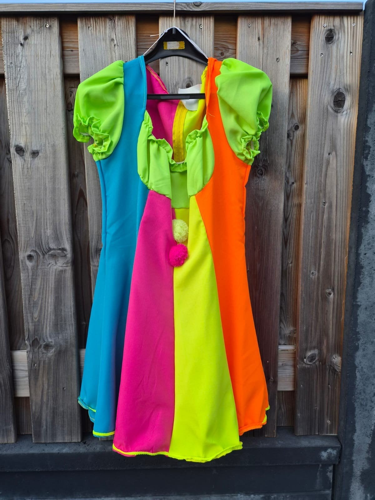 Dames clownspak Silly Billy - Kleurrijk en Feestelijk, Kleding | Dames, Ophalen, Carnaval, Maat 42/44 (L), Kleding