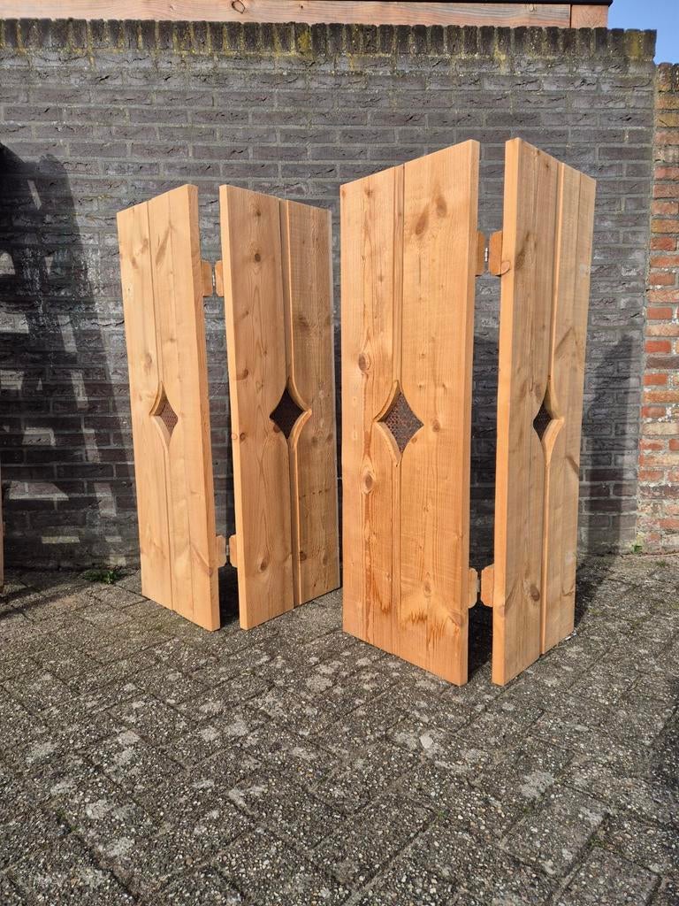 Houten deurtjes/luiken bedstee, Ophalen, Gebruikt