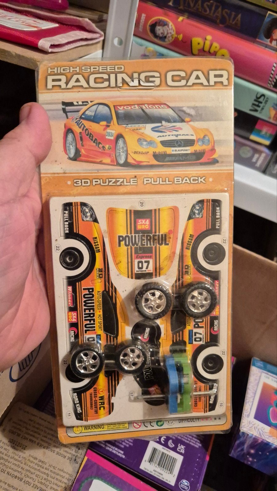 3D Puzzle Pull Back Racing Car - Nieuw in verpakking, Ophalen of Verzenden, Nieuw