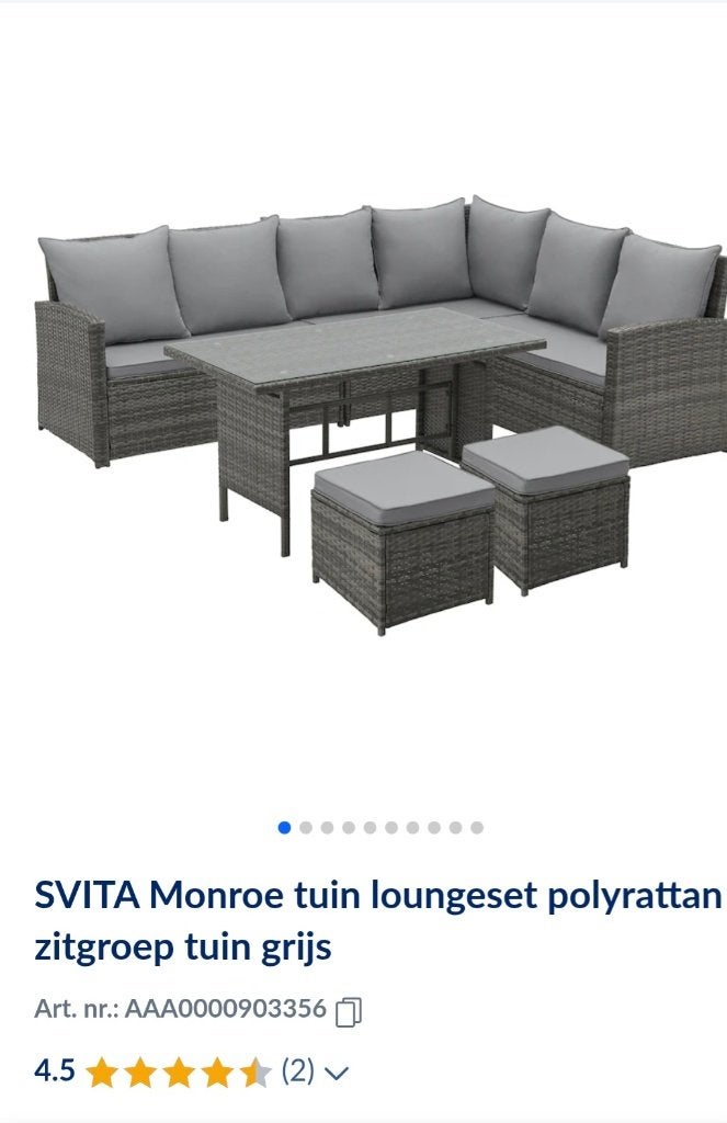 Lounge dining set, Ophalen, Nieuw, Loungeset, Wicker