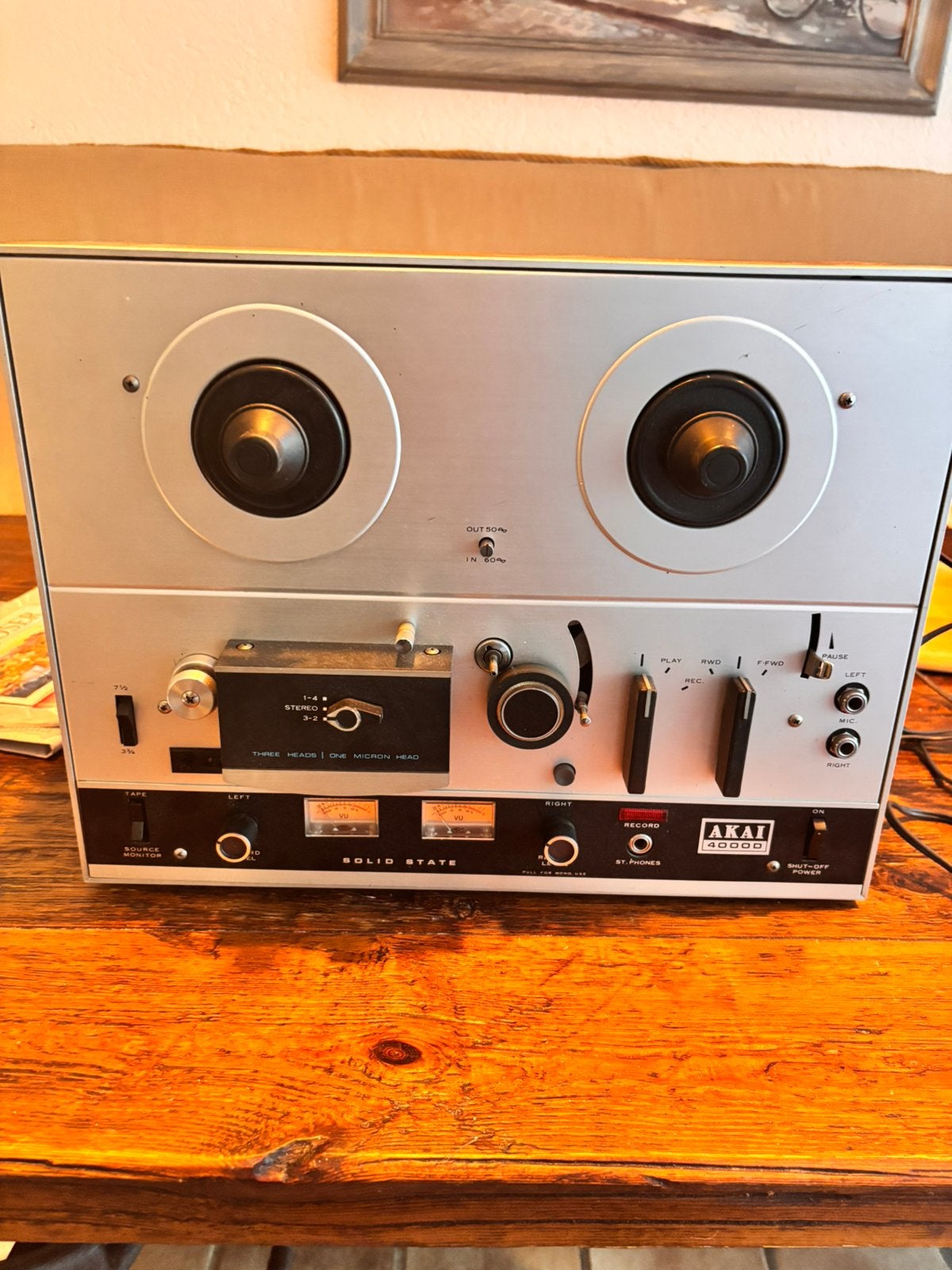 Akai 4000D Bandrecorder, Audio, Tv en Foto, Ophalen, Bandrecorder