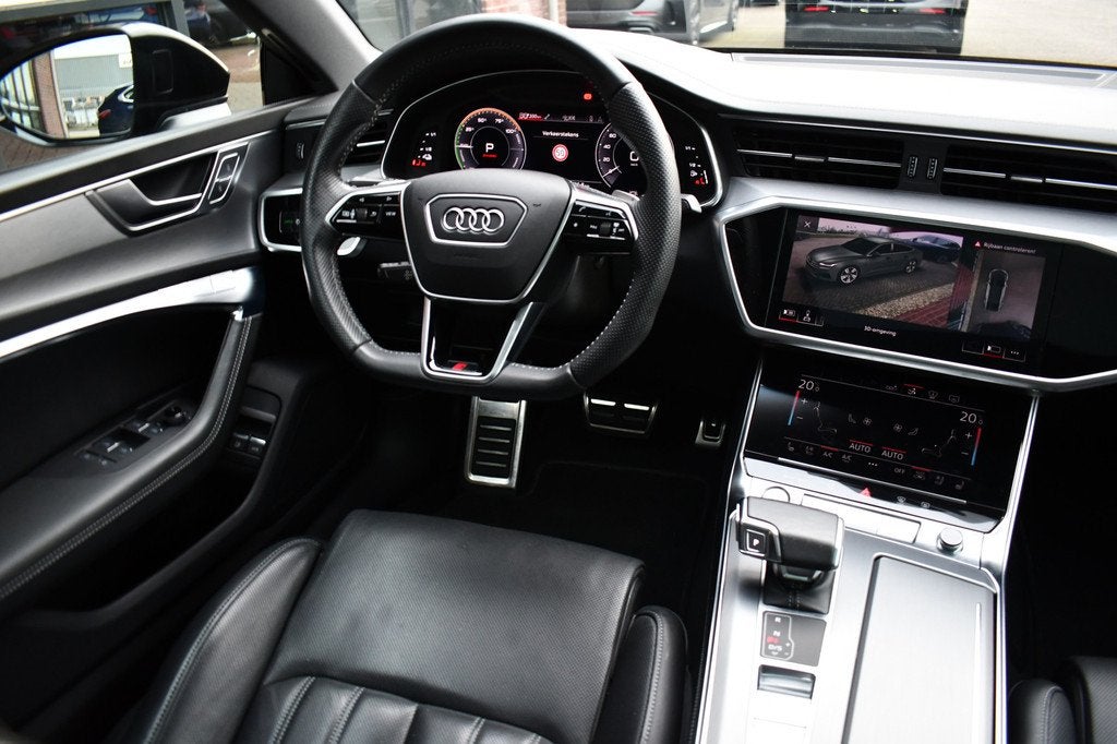Audi A7 Sportback 55 TFSI e quattro Comp Pano HUD B&O 360 Ma, Auto's, Audi, 12 maanden, Gebruikt, Zwart, 4 cilinders