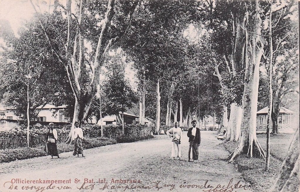 Nederlands Indië MILITAIR - Ambarawa Officierskampement 1906, Ophalen of Verzenden, Voor 1920, Gelopen, Buiten Europa