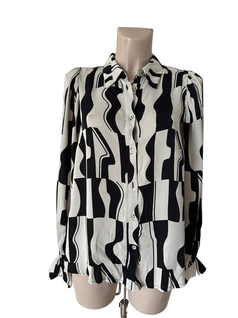 Summum blouse S, Maat 38/40 (M), Beige, Ophalen of Verzenden, Zo goed als nieuw