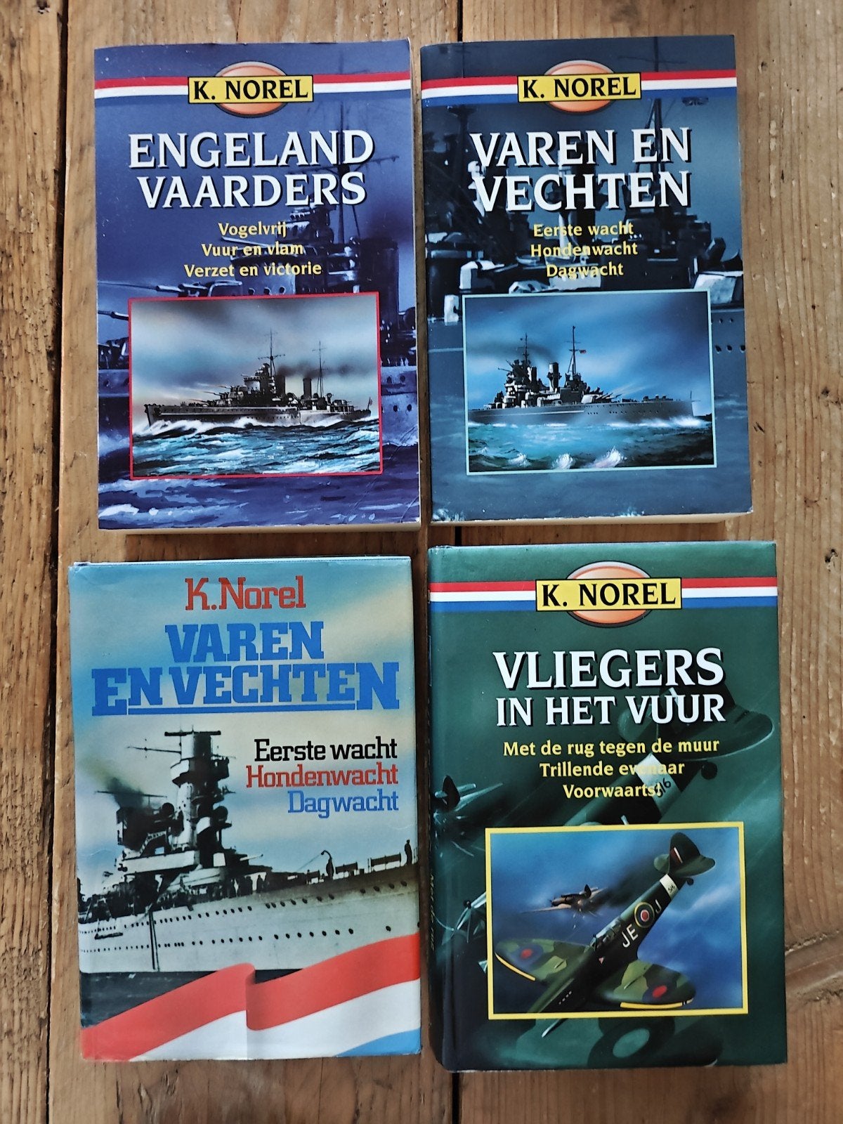 4 Omnibussen van K. Norel., Boeken, Ophalen of Verzenden, Tweede Wereldoorlog, Zo goed als nieuw