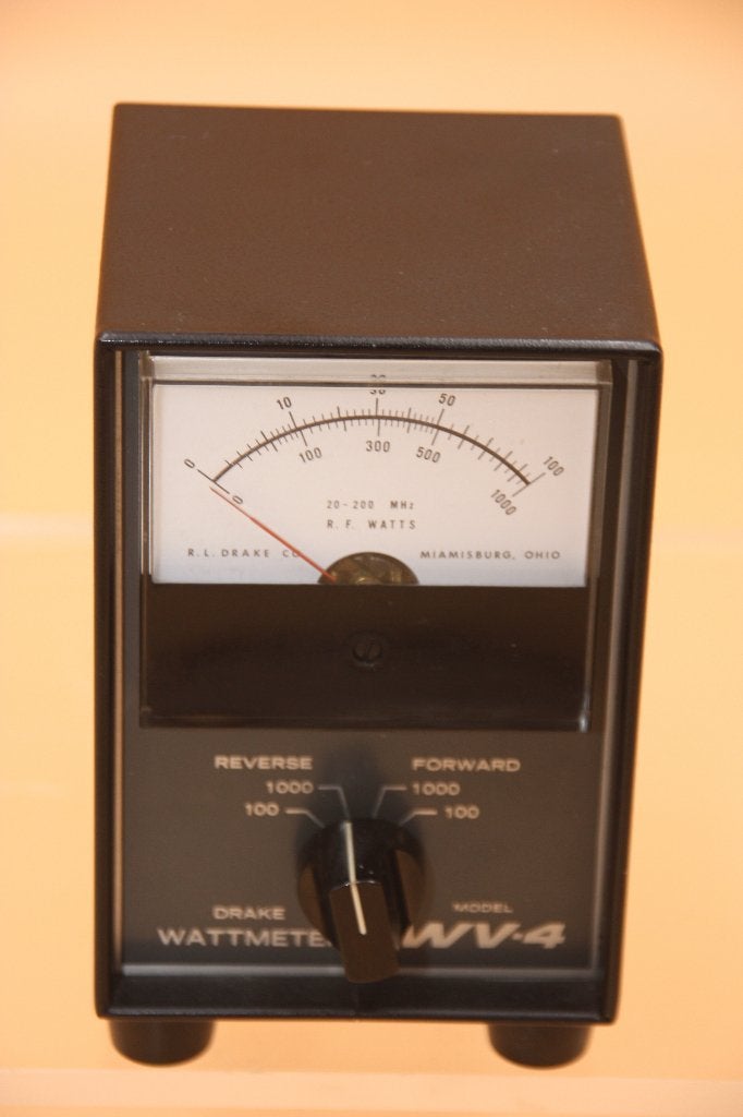 DRAKE WATTMETER WV 4 von 20 Mhz bis 200 Mhz 1000W, Ophalen, Gebruikt, Zender
