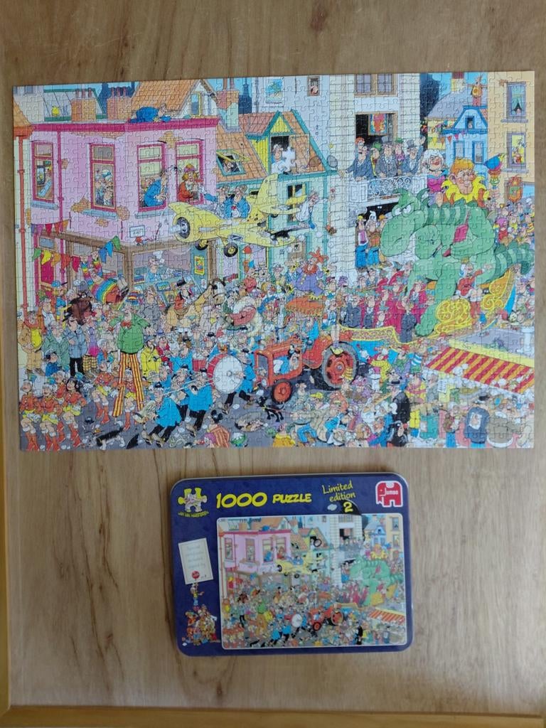 Jan van Haasteren puzzel mist  1 stukje, Ophalen, 500 t/m 1500 stukjes, Gebruikt