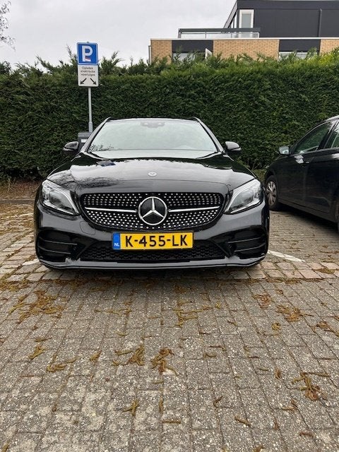 Mercedes-Benz C-Klasse C300 e 320pk 9G-TRONIC 2021 AMG look, Auto's, Achterwielaandrijving, 1800 kg, Zwart, Stationwagon