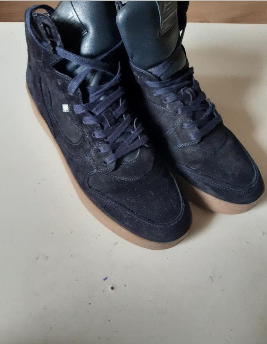 Van bommel  8 (42), Ophalen of Verzenden, Zo goed als nieuw, Blauw, Loafers