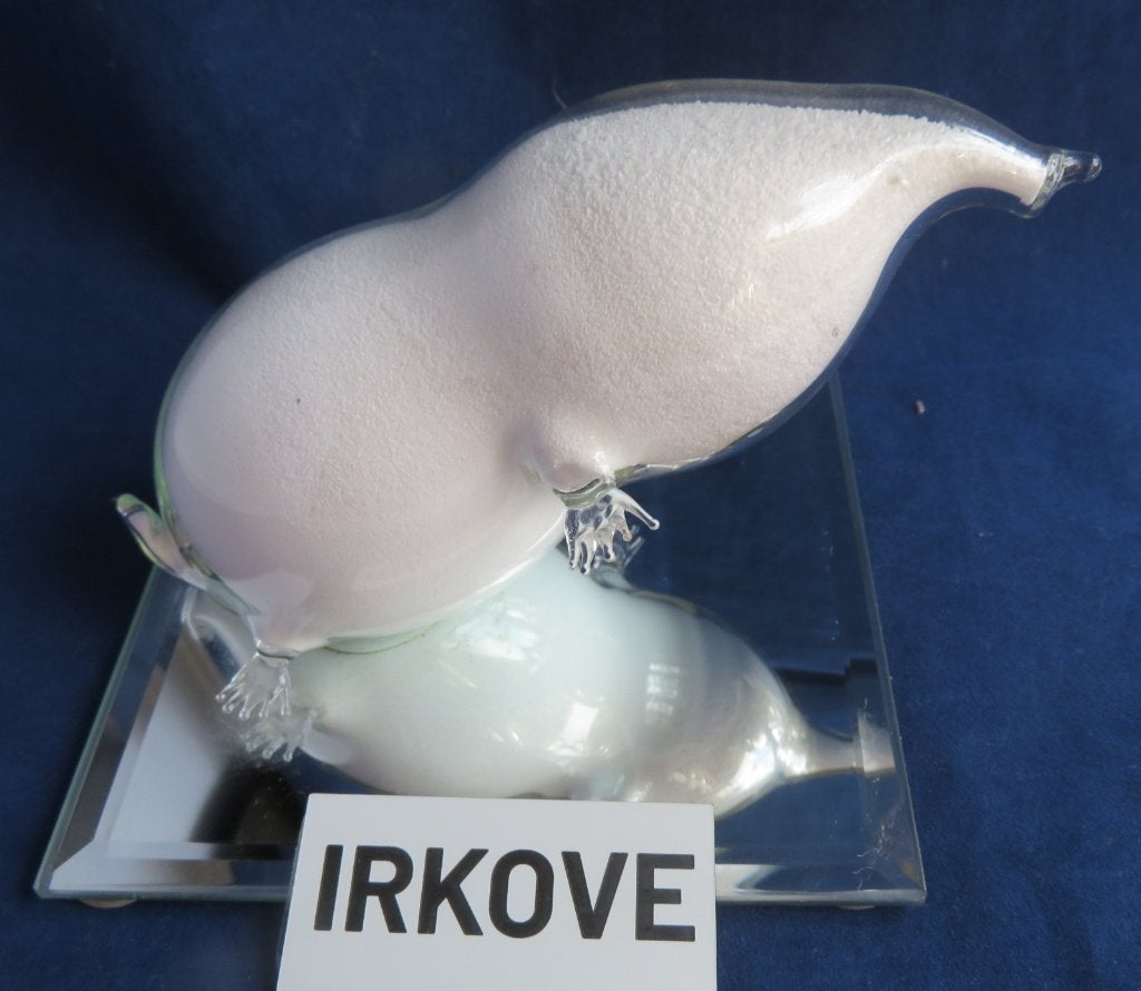 UNIEK KRISTAL BEELDJE VAN EEN MOL * Modern *, Glas, Minder dan 20 cm, Verzenden, Zoogdier