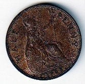 1/2  penny  1936  Engeland. km. 837., Ophalen of Verzenden, Overige landen, Losse munt