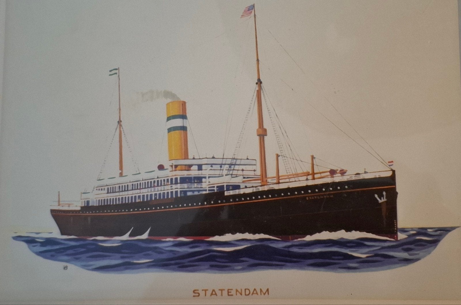 Holland America lijn Statendam ., Ophalen of Verzenden