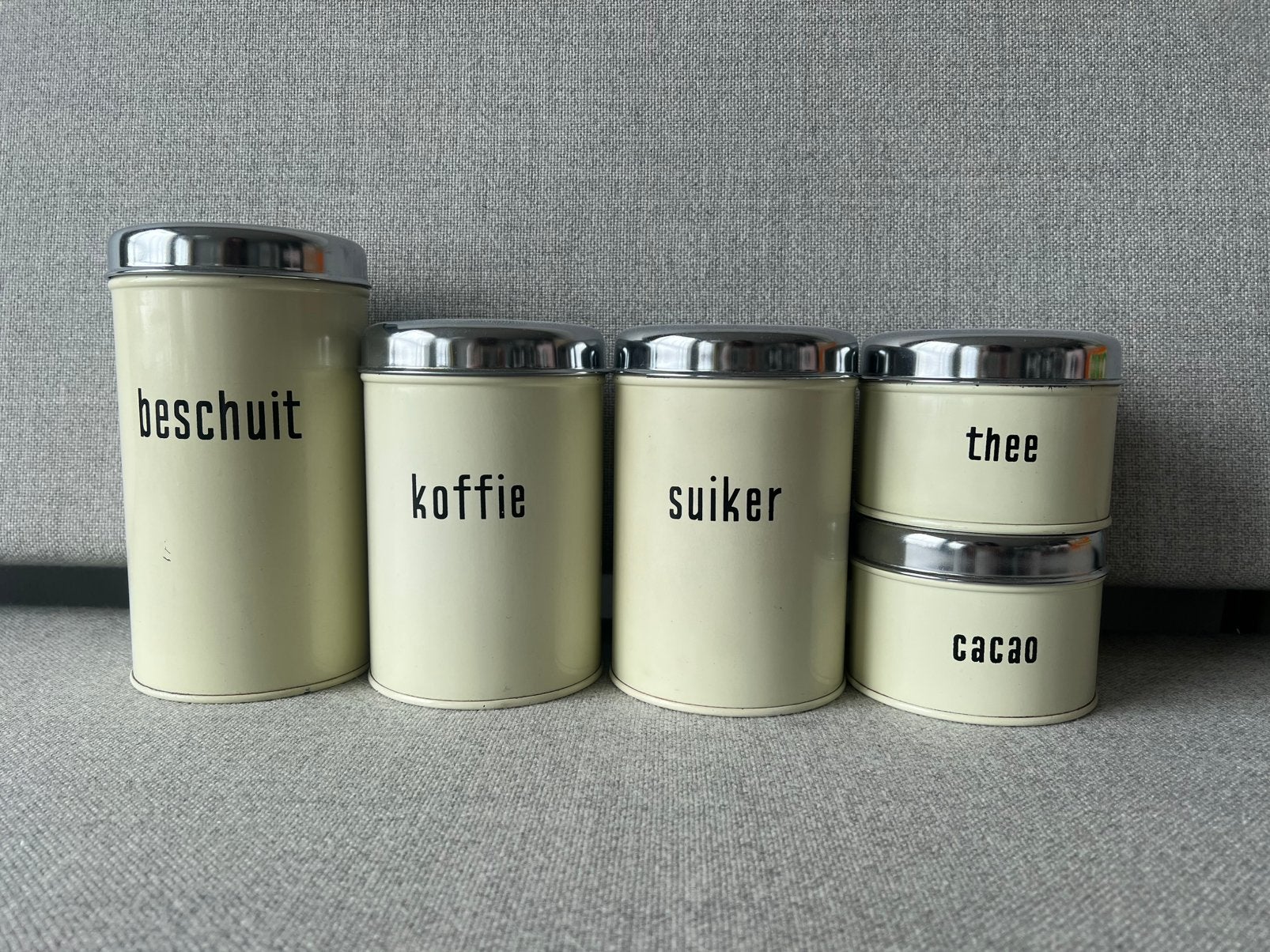 Vintage set Brabantia bussen, Ophalen of Verzenden