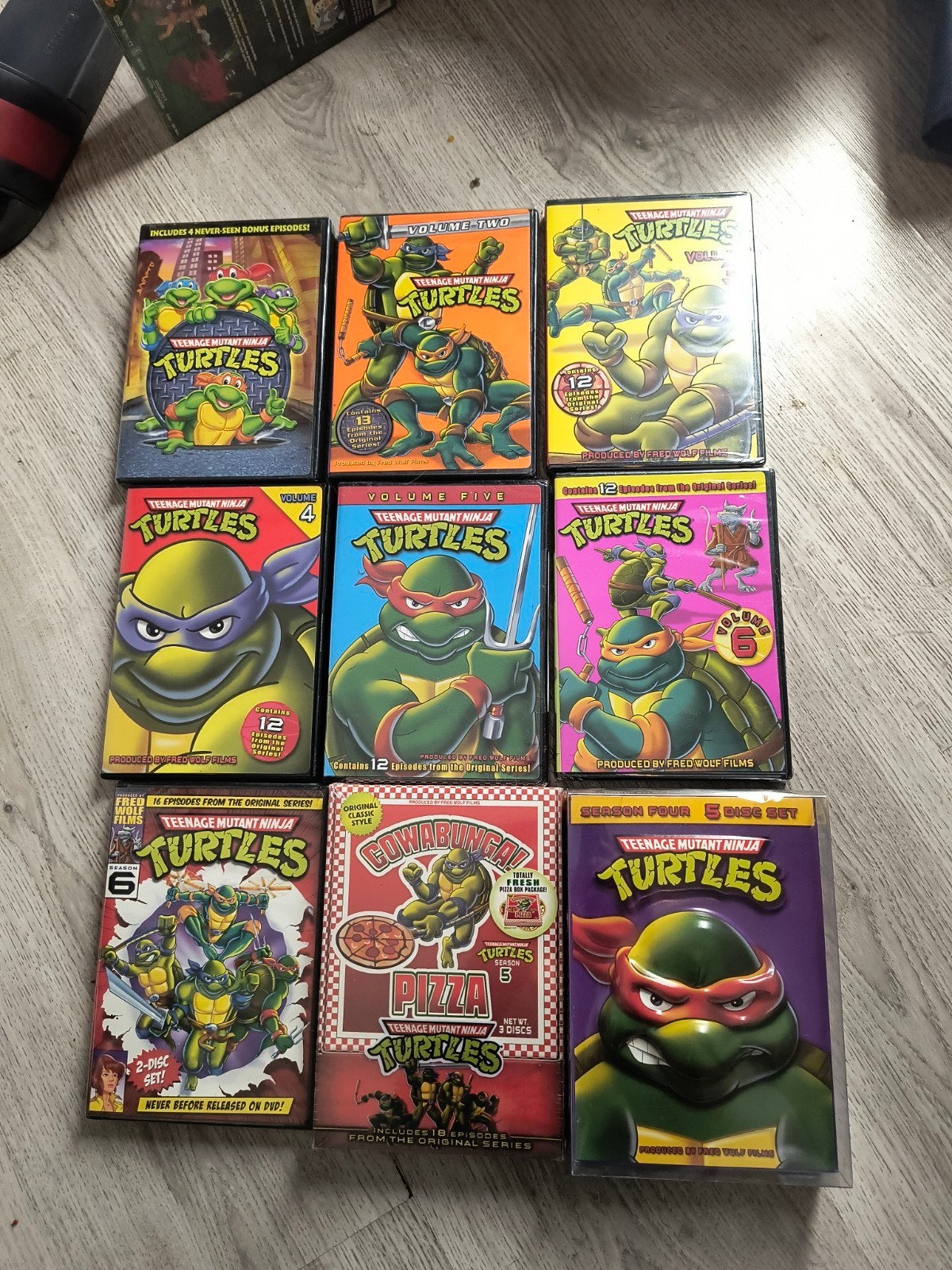 Vintage dvd verzameling TMNT turtles fred wolf gesealed rare, Ophalen, Tekenfilm, Alle leeftijden, Boxset