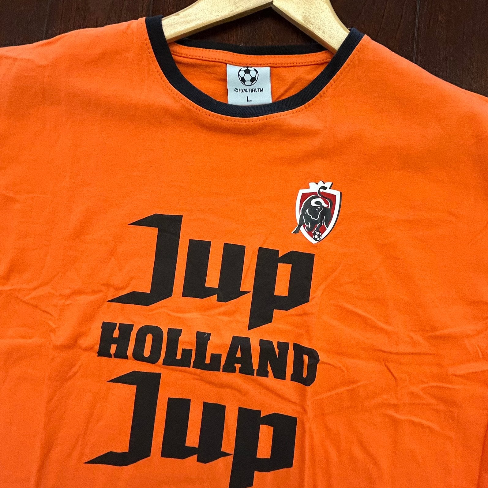 NIEUW Oranje WK shirt 'Jup Holland Jup' maat L Jupiler AKTIE, Ophalen of Verzenden, Nieuw, Maat 52/54 (L), Oranje