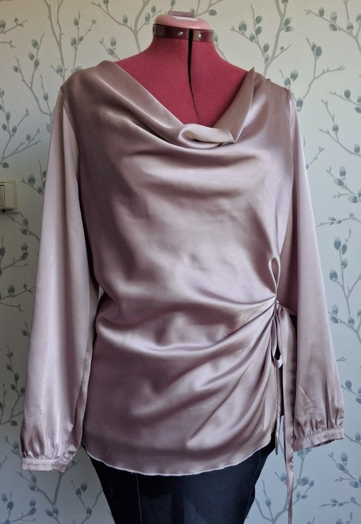STUDIO ANNELOES Oudroze, Glimmende (Feest-)Blouse maat M, Maat 38/40 (M), Ophalen of Verzenden, Zo goed als nieuw, Overige kleuren