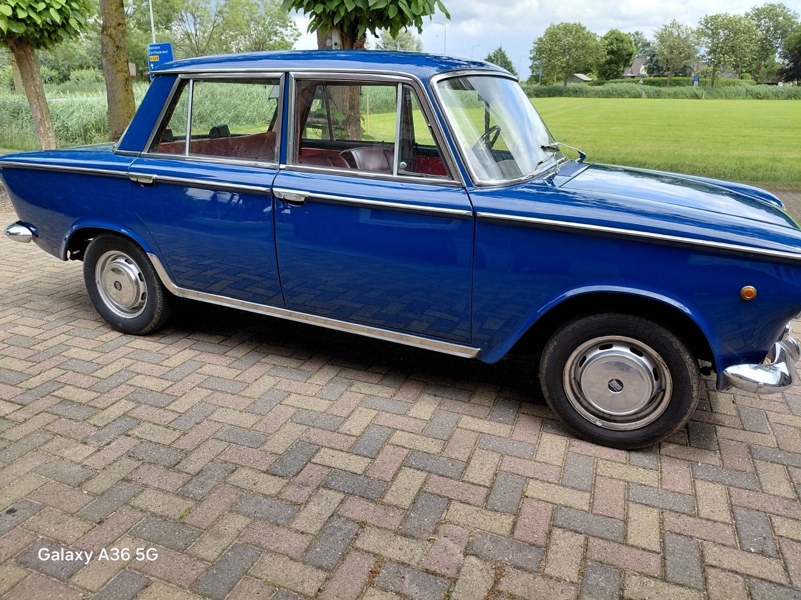 Fiat 1500 1.5 1962 Blauw, Auto's, Blauw, Bedrijf, Handgeschakeld, Sedan