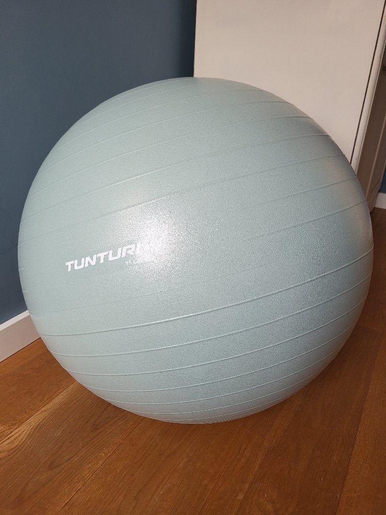 Tunturi fitnessbal 75 cm, Ophalen, Zo goed als nieuw, Fitnessbal