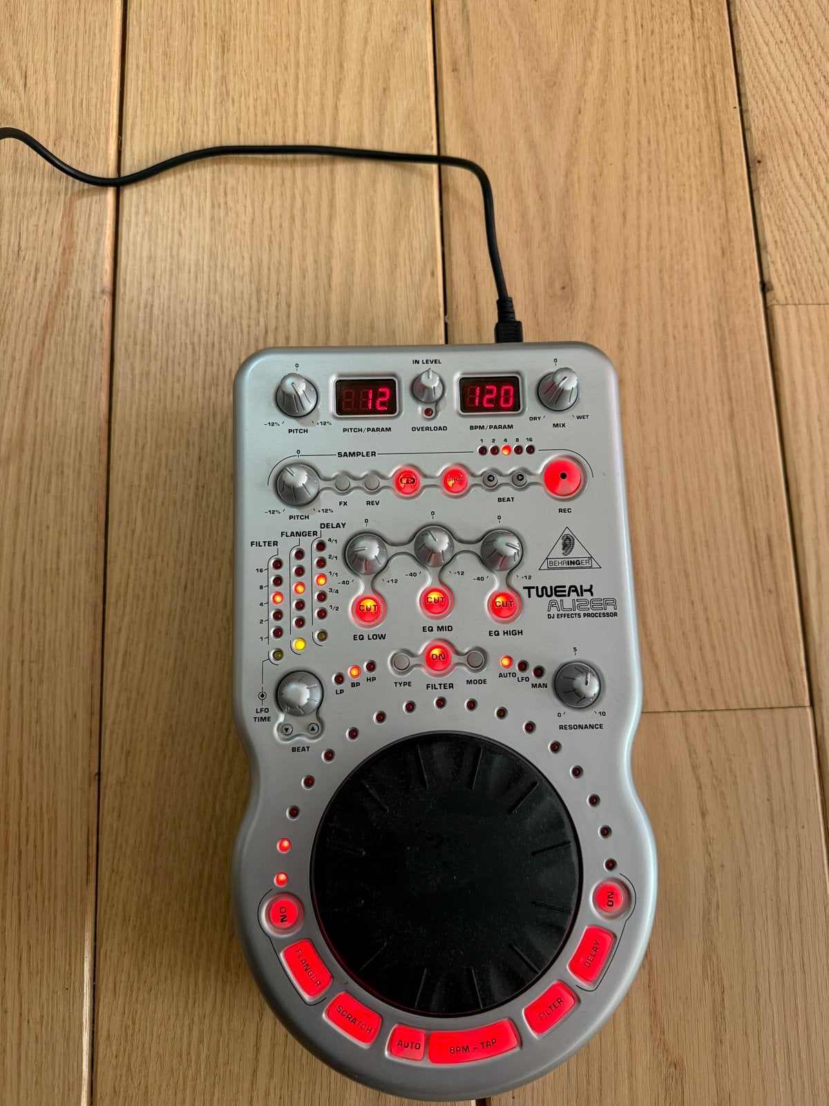 Behringer Tweakalizer DFX69 DJ Effect Processor, Ophalen, Gebruikt, Delay of Echo